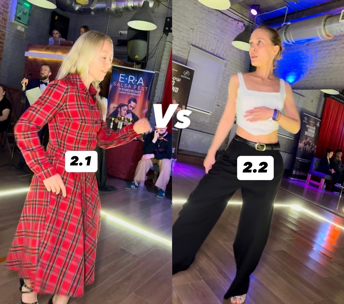 Батлы МАНАНА Salsa Plus под живую музыку 11.10🔥💃🏼🕺🏼 💗Ваша часть батла -… — кадр 2 из 3, видеограф Ариана Юровская, Санкт-Петербург