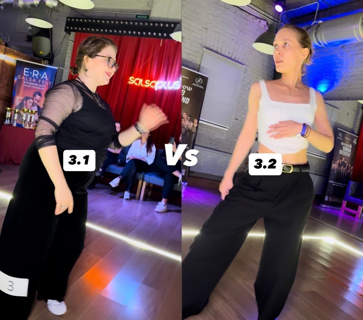 Батлы МАНАНА Salsa Plus под живую музыку 11.10🔥💃🏼🕺🏼 💗Ваша часть батла -… — кадр 3 из 3, видеограф Ариана Юровская, Санкт-Петербург